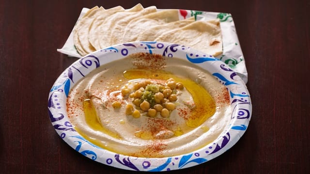 Plain Hummus.