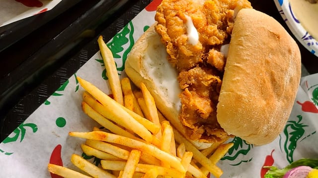 Crispy Chicken Sandwich.