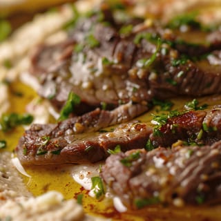 Hummus with Beef